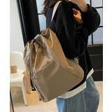 ダークベージュ | レディース3wayドローストリングリュックサック ユニセックスかばん A4大容量… | SUNSHINE CLOSET