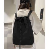 ブラック | ナイロンリュック肩掛けバッグトートバッグ | Miniministore