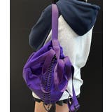 パープル | ナイロンリュック肩掛けバッグトートバッグ | Miniministore