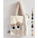 ファートートバッグ ふわふわ 猫柄鞄秋冬 | Miniministore | 詳細画像1 