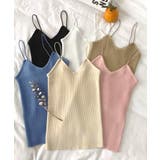 キャミソールトップス リブニットキャミ夏 | Miniministore | 詳細画像16