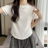 無地 Tシャツ クルーネック レディース | Miniministore | 詳細画像1 