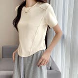 無地 Tシャツ クルーネック レディース | Miniministore | 詳細画像5 