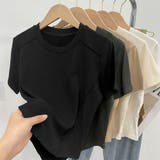 無地 Tシャツ クルーネック レディース | Miniministore | 詳細画像8 