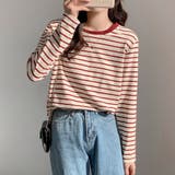 ボーダー柄tシャツ 長袖カットソー 春秋 | Miniministore | 詳細画像14