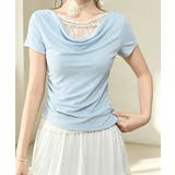 レースドッキングオフショルTシャツ 半袖 | Miniministore | 詳細画像8