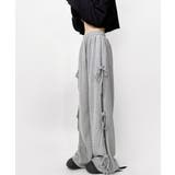 スウェットパンツサイドリボンワイドパンツ | Miniministore | 詳細画像2 