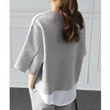 セットアップ レイヤード風カットソー春夏 | Miniministore | 詳細画像7