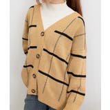 ニットカーディガン BIGチェック柄秋冬 | Miniministore | 詳細画像18