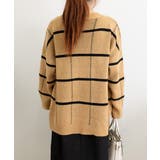 ニットカーディガン BIGチェック柄秋冬 | Miniministore | 詳細画像40 