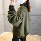 裏起毛 ロゴトレーナー レディース 韓国 | Miniministore | 詳細画像3