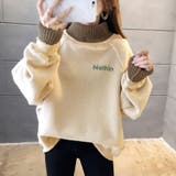 裏起毛 ロゴトレーナー レディース 韓国 | Miniministore | 詳細画像6