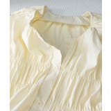 半袖シャツブラウス シャーリングトップス | Miniministore | 詳細画像19 