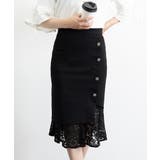 タイトスカート レース切り替えスカート黒 | Miniministore | 詳細画像13