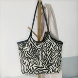 トートバッグ キャンバス ゼブラ柄 韓国 | Miniministore | 詳細画像2 