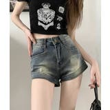ウォッシュデニムショートパンツレディース | Miniministore | 詳細画像1