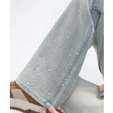 ラインストーン デニムパンツ レディース | Miniministore | 詳細画像5 