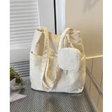 ポーチ付きコーデュロイトートバッグ大容量 | Miniministore | 詳細画像11 