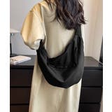 三日月型ショルダーバッグ大容量ナイロン鞄 | Miniministore | 詳細画像9