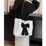 ビッグリボントートバッグ 肩掛け 軽量鞄 | Miniministore | 詳細画像6 