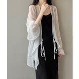 シアーカーディガン レディース薄手羽織り | Miniministore | 詳細画像5 