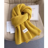 暖かいリブニットマフラー カシミアタッチ | Miniministore | 詳細画像27