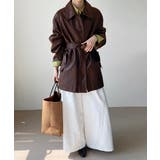 エコレザーロングジャケット韓国風アウター | Miniministore | 詳細画像12 