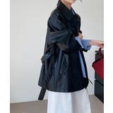 エコレザーロングジャケット韓国風アウター | Miniministore | 詳細画像17 