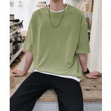 レイヤード風tシャツ メンズクルーネック | AsaAura | 詳細画像11