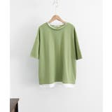 レイヤード風tシャツ メンズクルーネック | AsaAura | 詳細画像16