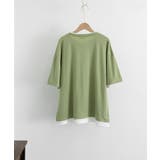 レイヤード風tシャツ メンズクルーネック | AsaAura | 詳細画像17