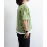 レイヤード風tシャツ メンズクルーネック | AsaAura | 詳細画像23