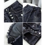 レトロデニムスカート ハイウエスト 韓国 | Miniministore | 詳細画像17 