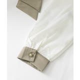 ボウタイサテンブラウス バイカラーシャツ | Miniministore | 詳細画像25 