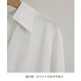ツイストブラウス長袖ブラウスVネック上品 | Miniministore | 詳細画像29 