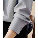 パール付きスカーフタイシャツブラウス上品 | Miniministore | 詳細画像14 