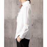 パール付きスカーフタイシャツブラウス上品 | Miniministore | 詳細画像18 