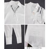 パール付きスカーフタイシャツブラウス上品 | Miniministore | 詳細画像24 