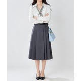 パール付きスカーフタイシャツブラウス上品 | Miniministore | 詳細画像4 