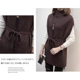 ノースリーブ ニットチュニック 韓国風 | Miniministore | 詳細画像12