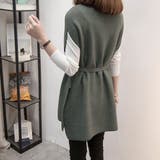 ノースリーブ ニットチュニック 韓国風 | Miniministore | 詳細画像14