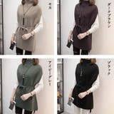 ノースリーブ ニットチュニック 韓国風 | Miniministore | 詳細画像2