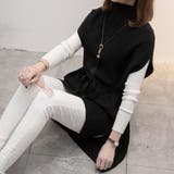 ノースリーブ ニットチュニック 韓国風 | Miniministore | 詳細画像5