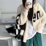 フード付き ニットカーディガン 秋冬服 | Miniministore | 詳細画像5 