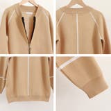 ジップアップニットジャケット レディース | Miniministore | 詳細画像4 