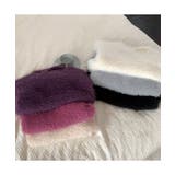 クロップド丈シャギーニット Vネック長袖 | Miniministore | 詳細画像23 