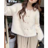 ミンクタッチカーディガン モヘアセーター | Miniministore | 詳細画像1