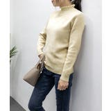 裏起毛 メロウニットトップス ハイネック | Miniministore | 詳細画像12 