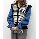 ドッキングニット ボーダーニットトップス | Miniministore | 詳細画像8 