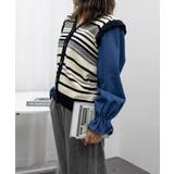 ドッキングニット ボーダーニットトップス | Miniministore | 詳細画像9 